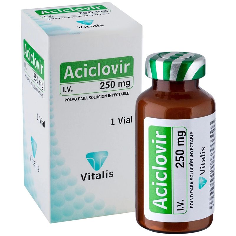 Aciclovir 250 Mg Caja X 1 Ampolla Vitalis