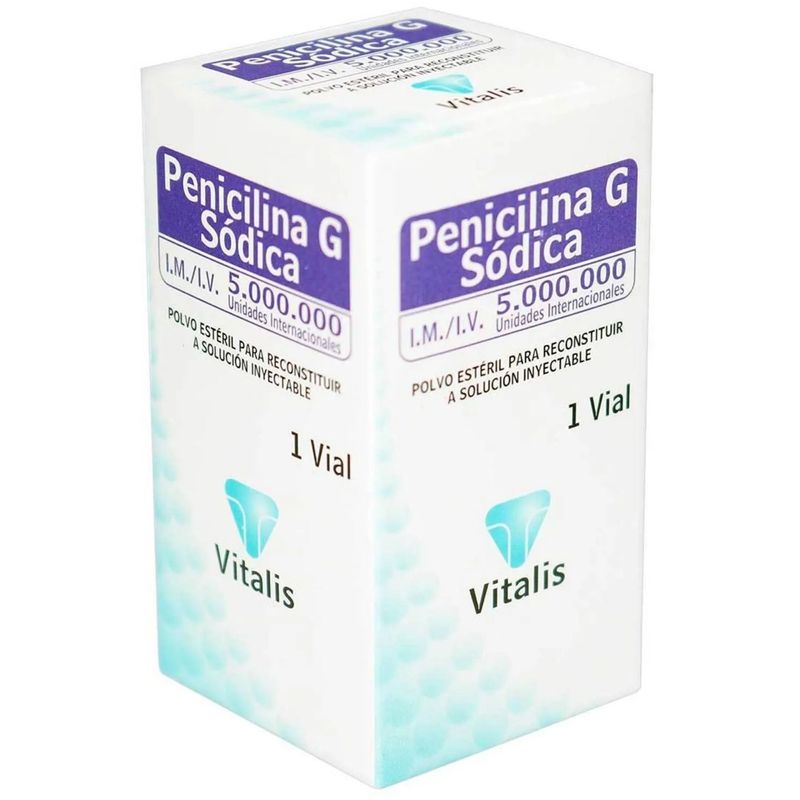Penicilina G sódica 5.000.000 UI 1 ampolla