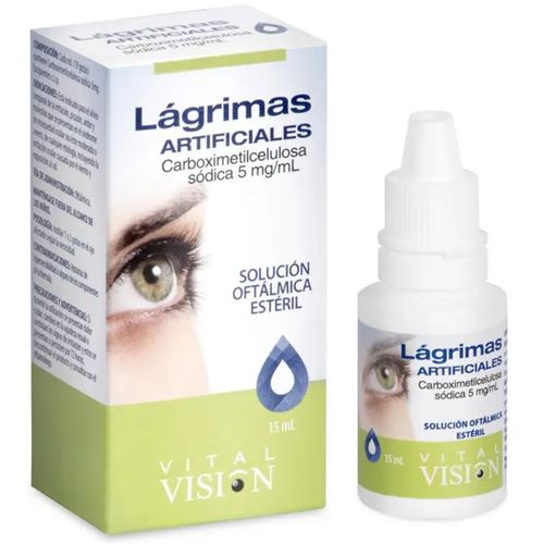 Vitalvision Lagrimas Carboximetilcelulosa 5 Mg Frasco X 15 Ml Vitalis