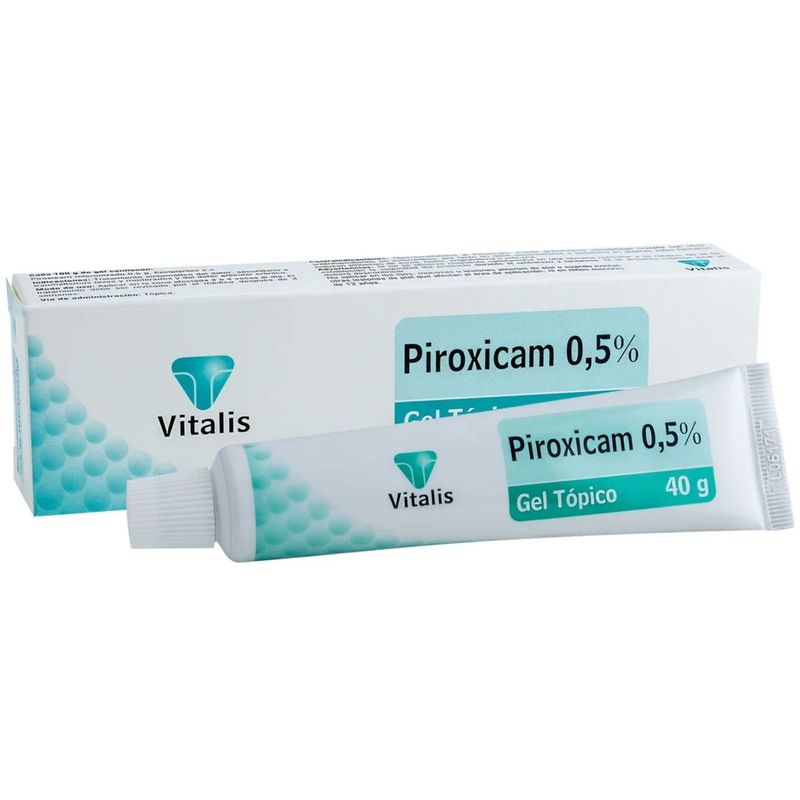 Piroxicam 0.5% Tubo X 40 Gr Gel Vitalis