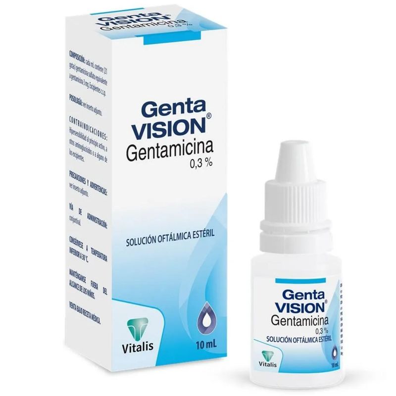Gentavisión 3 mg/ml Gotas 10 Ml Vitalis