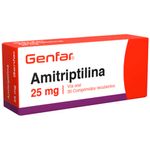 Amitriptilina 25 Mg Caja X 30 Tabletas Genfar