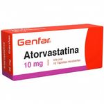 Atorvastatina 10 Mg Caja X 10 Tabletas Genfar