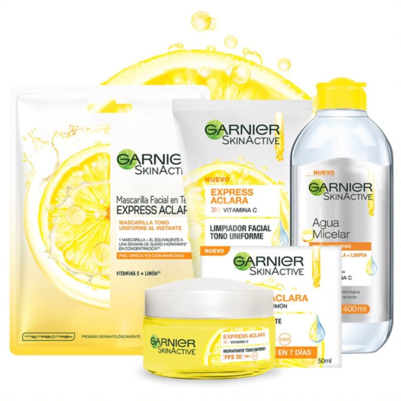 Mascarilla Facial Tela Express Aclara 28 Gr