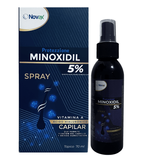 Minoxidil 5% Solución Spray 70 Ml Protezzione