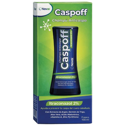 Shampoo Caspoff Anticaspa Itraconazol 2 % Frasco X 100 Ml