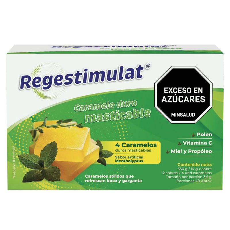 Regestimulat Caramelos Masticables 12 Sobres