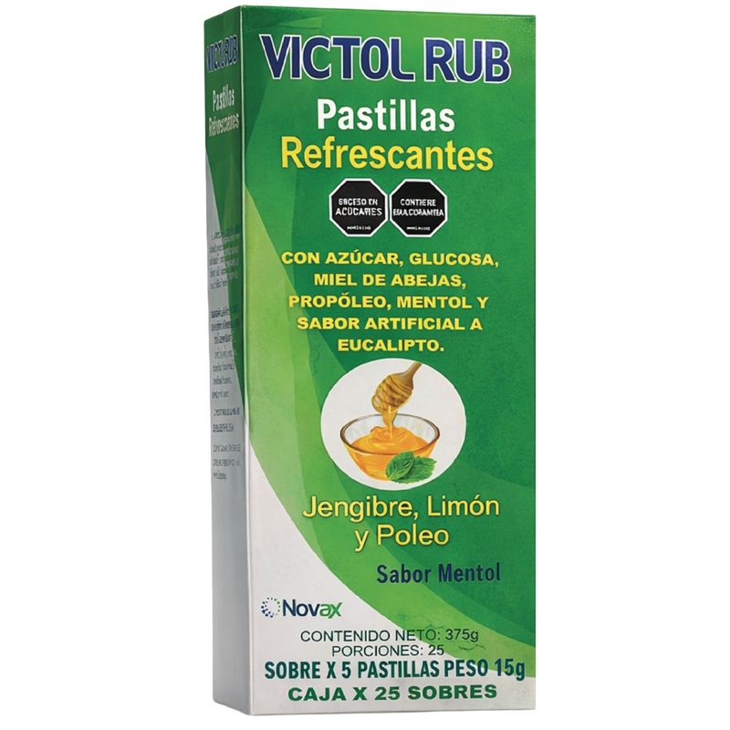 Pastillas Victolrub Mentol Caja X 25 Sobres