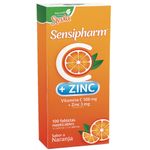 Sensipharm Vitamina C Zinc 100 Tabletas