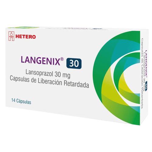 Langenix 30Mg Cápsulas De Liberación Retardada Caja X14 Cápsulas Hetero