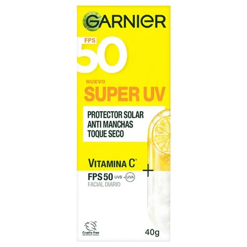 Protector Solar Garnier Super UV Toque Seco Invisible 40 g