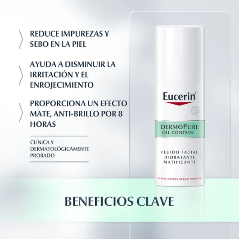 Fluido Facial Eucerin Dermopure Control 50ml
