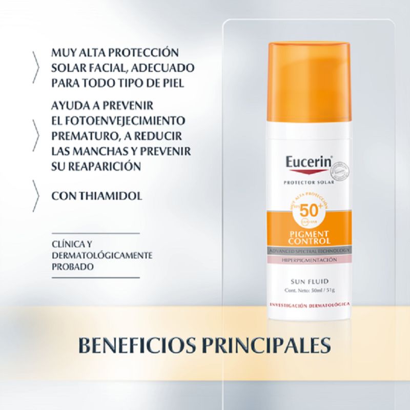Protector Solar Eucerin Pigmento 50ml
