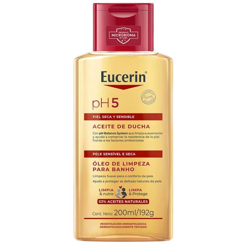 Aceite De Ducha Eucerin Ph5 Frasco X 200 Ml