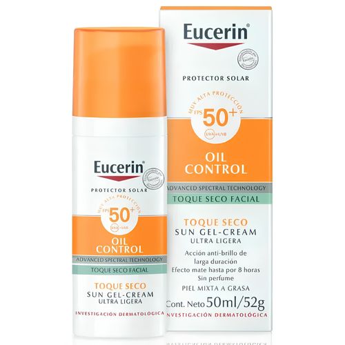 Eucerin Sun Face Oil Control Frasco X 50 Ml Bdf