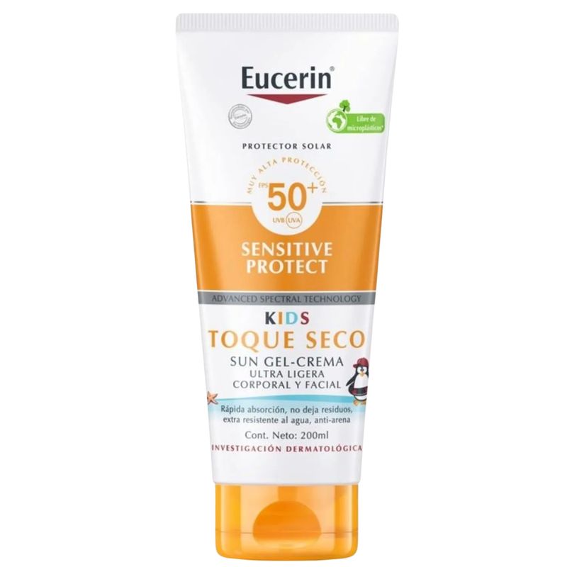 Protector Solar Eucerin Kids Seco SPF50 200ml