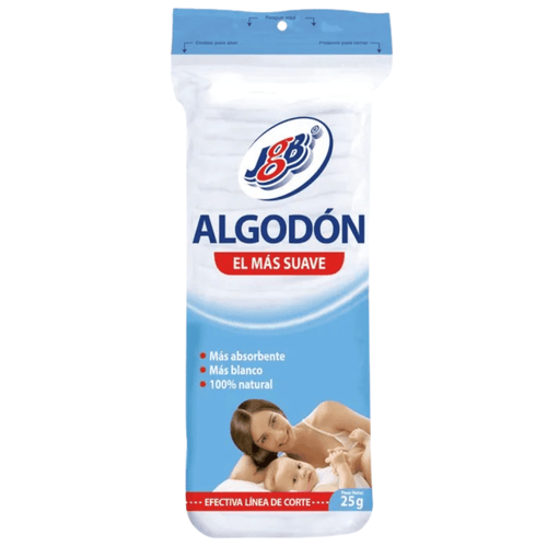 Algodón Zig Zag Bolsa X 25 Gr Jgb