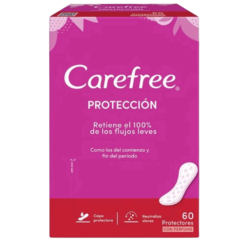 Protectores Carefree Regular Caja X 60 Unidades Johnson