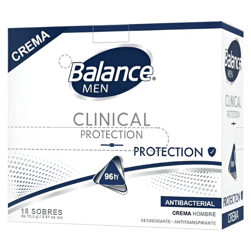 Desodorante Balance Clinical Men Caja X 18Un