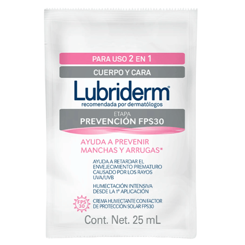 Loción Lubriderm Prevencion Ristra 6 Sobres 25 Ml Crema Tópica Johnson