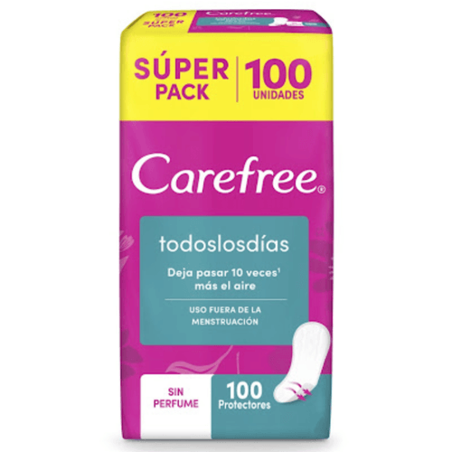 Protectores Carefree Todos Los Dias Caja X 100 Johnson