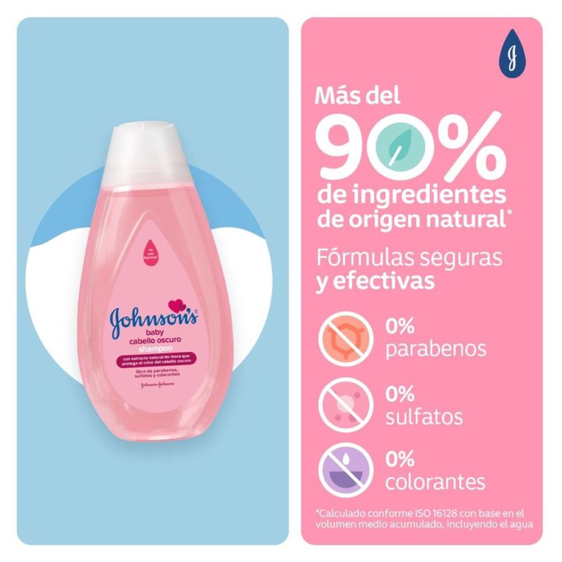 Shampoo Johnson Cabello Oscuro Frasco X 100 Ml