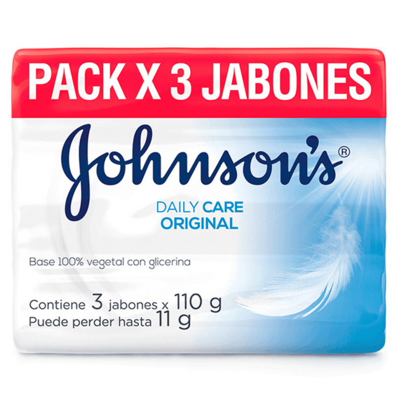Jabón Johnson Original Trip 3 Barras X 110 Gr