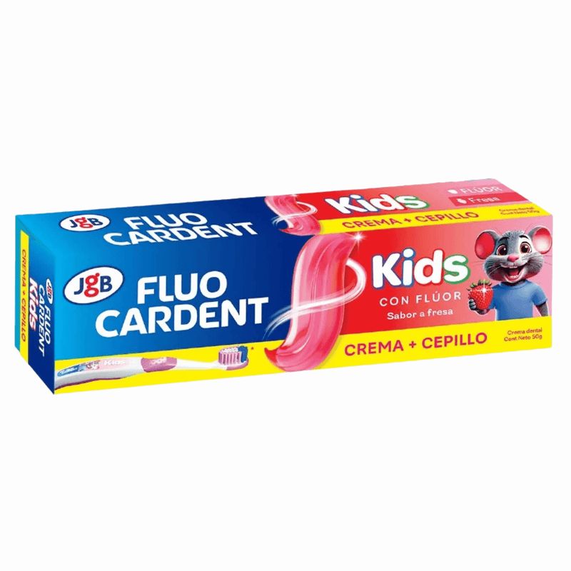 Crema Fluocardent Kids + Cepillo 50 g