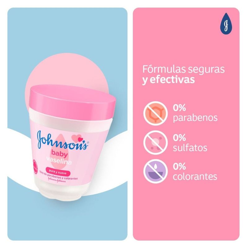Vaselina Johnson Para Niños Tarro 100 Gr