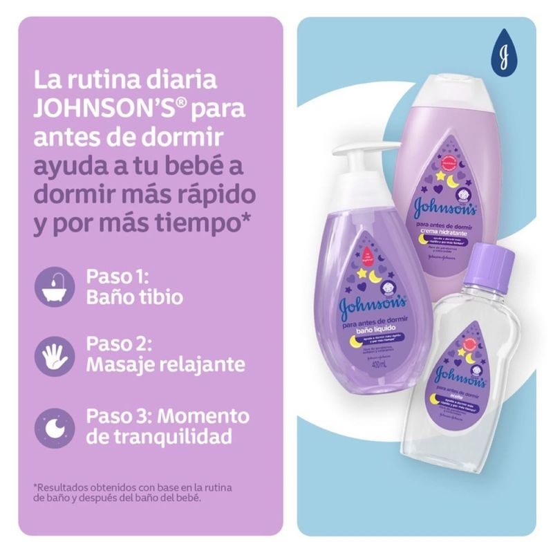 Johnson Baby aceite antes de dormir 100 ml