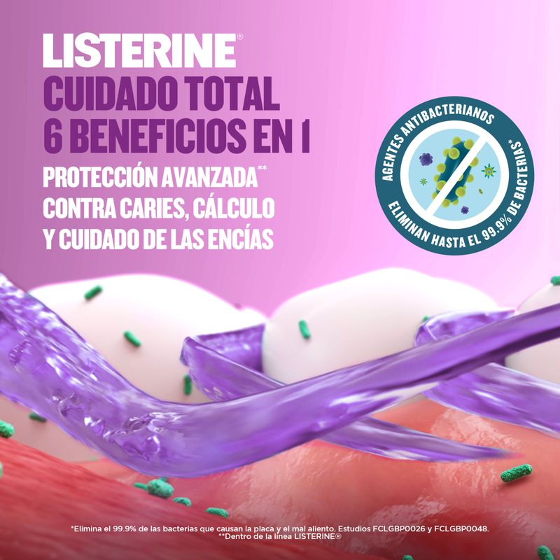 Enjuague Bucal Listerine Cuidado Total 180 Ml