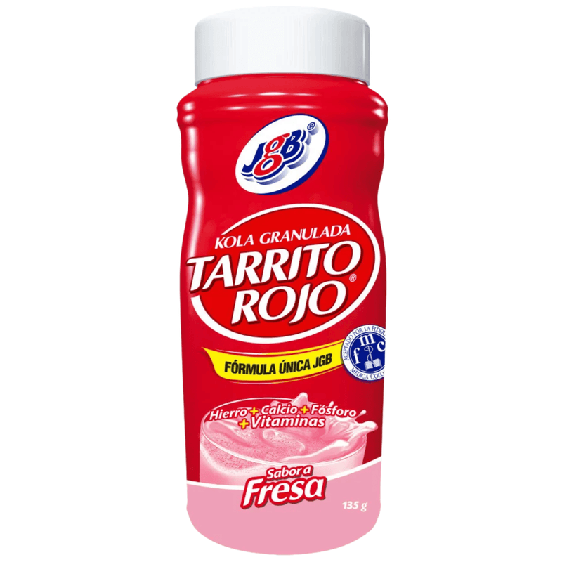 Tarrito Rojo JGB sabor fresa pote 135g