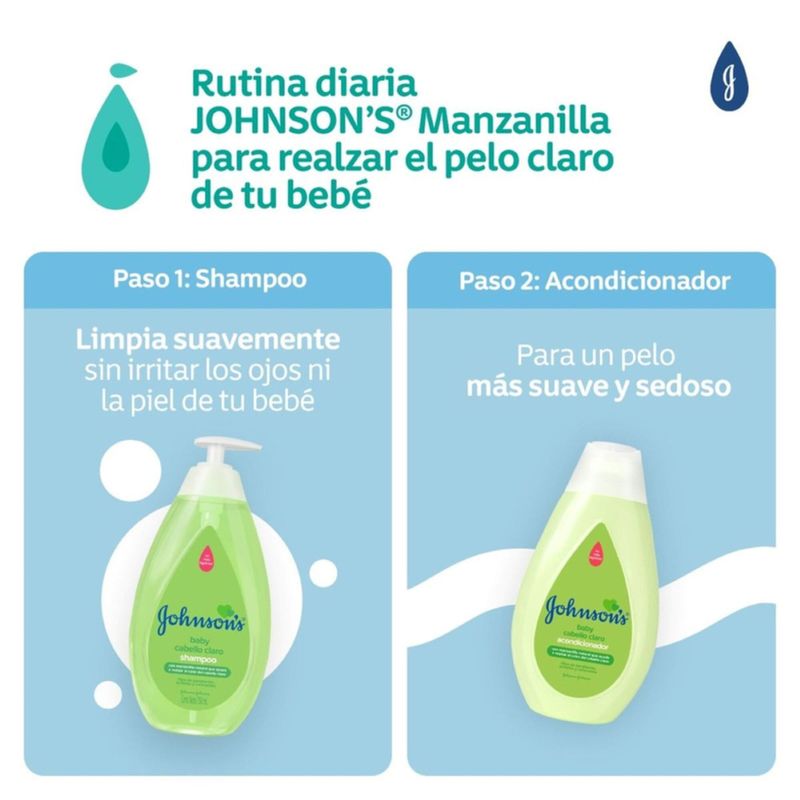 Shampoo Johnson Baby Manzanilla Frasco X 400 Ml
