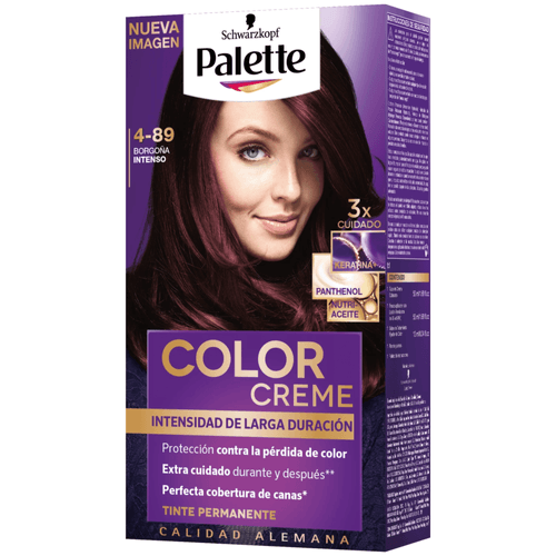 Tinte Palette Intensive Cc Borgonia Intenso Semikit 4-89 Henkel