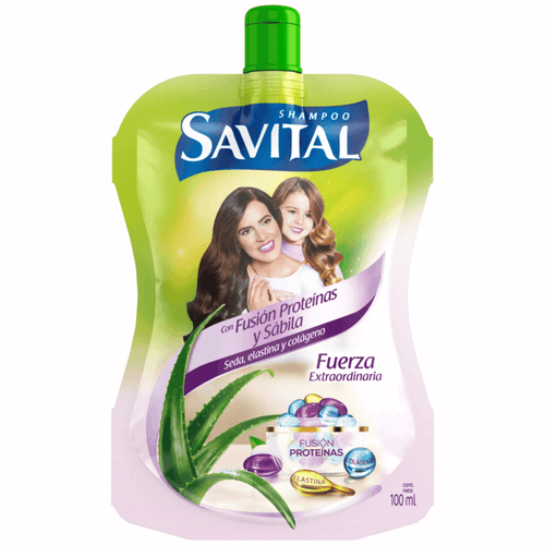 Shampoo Savital Fusión Proteínas Doypack 100 Ml Unilever