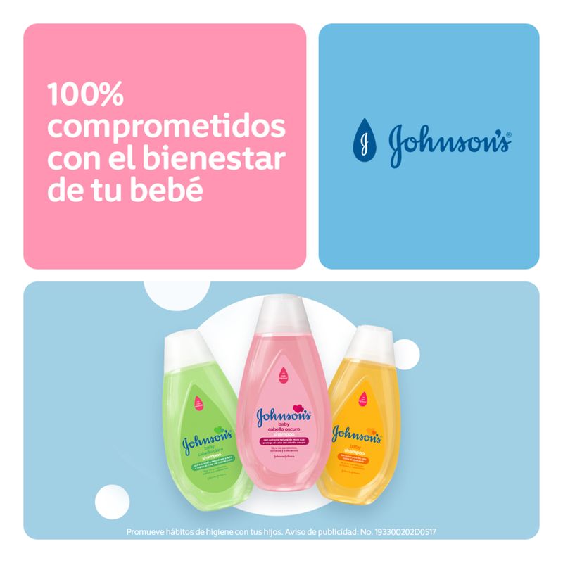 Shampoo Johnson Cabello Oscuro Frasco X 200 Ml