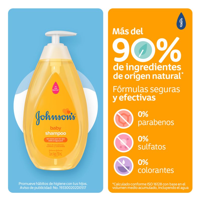 Shampoo Johnson´S Baby Original Frasco X 750 Ml