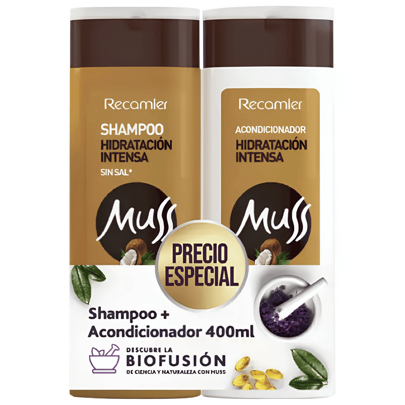 Shampoo + Acondicionador Muss Hidratación 400