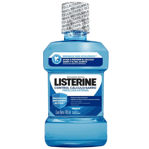 Enjuague Bucal Listerine Control Calculo Frasco X 180 Ml Johnson