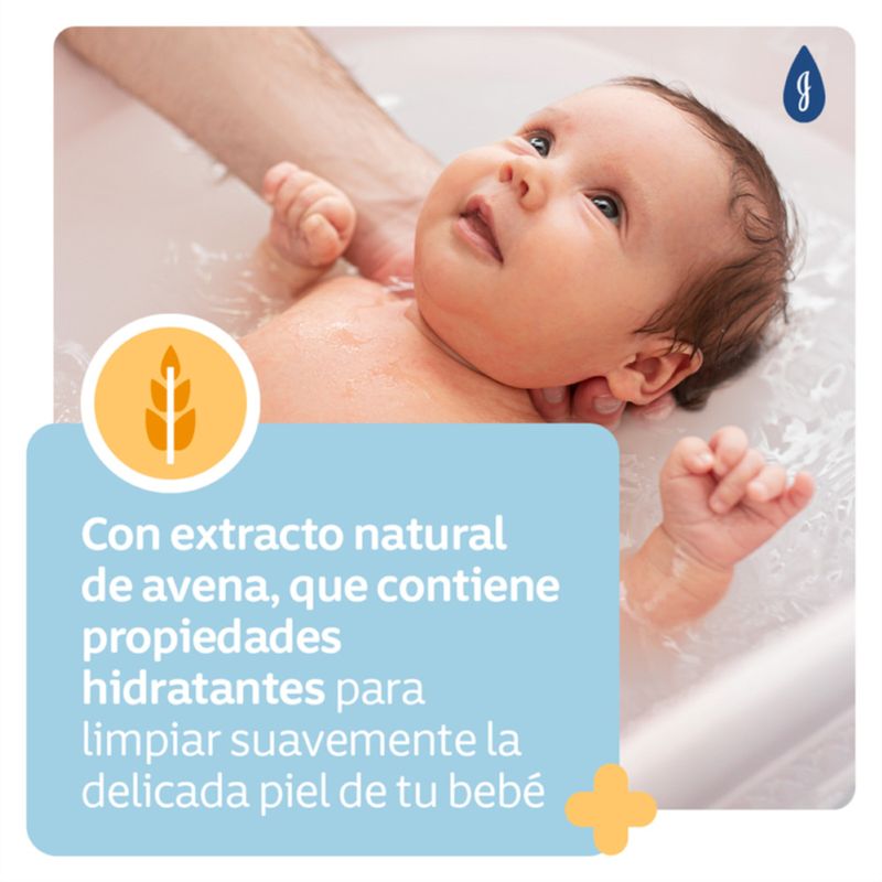 Jabón Johnson Baby Avena 3 Barras 110 g
