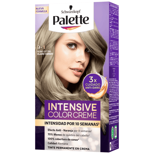 Tinte Palette Intensive Cc Rubio Extra Clar Ceni Semikit 9-1 Henkel