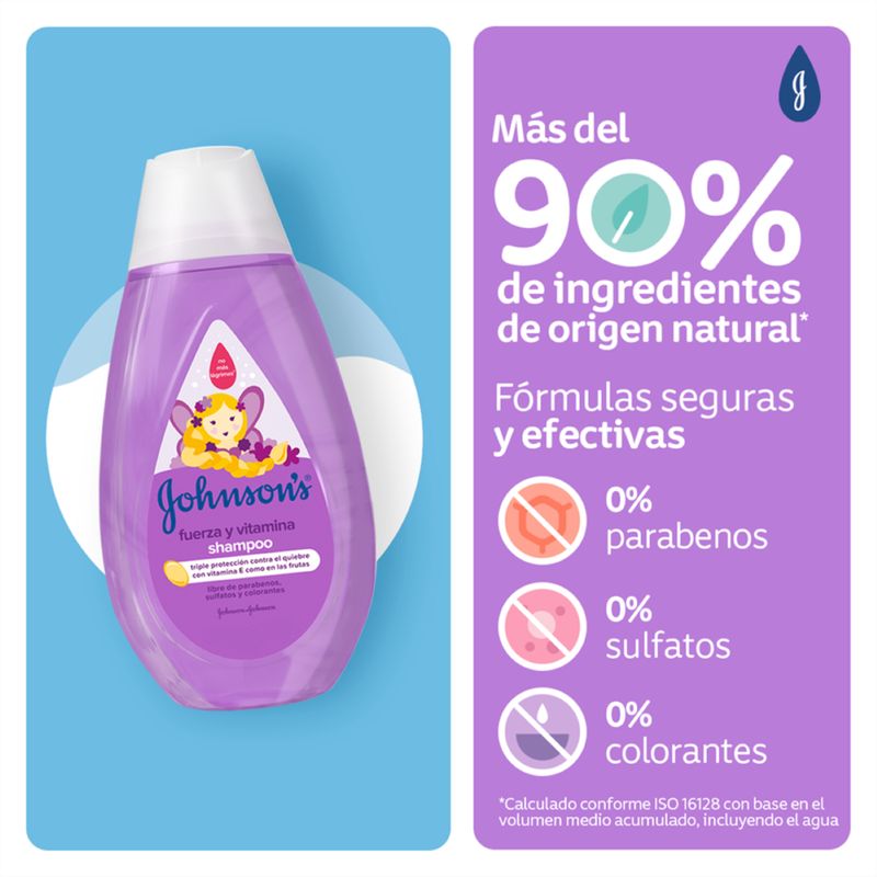 Johnson’s Baby champú fuerza vitamina 750 ml