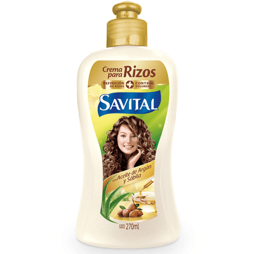 Crema Para Peinar Savital Argan Frasco X 270 Ml Unilever