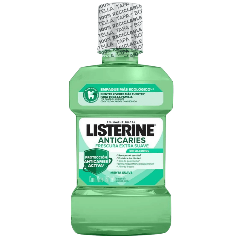 Enjuague Bucal Listerine Anticaries Zero 180 Ml