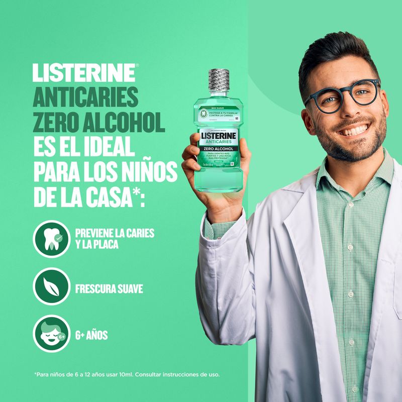 Enjuague Bucal Listerine Anticaries Zero 180 Ml