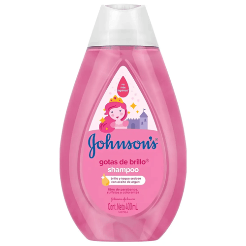Shampoo Johnson Baby Gotas De Brillo Frasco X 200 Ml