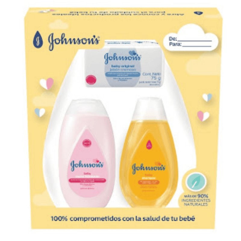 Kit Johnson's Baby Crema Shampoo Jabón