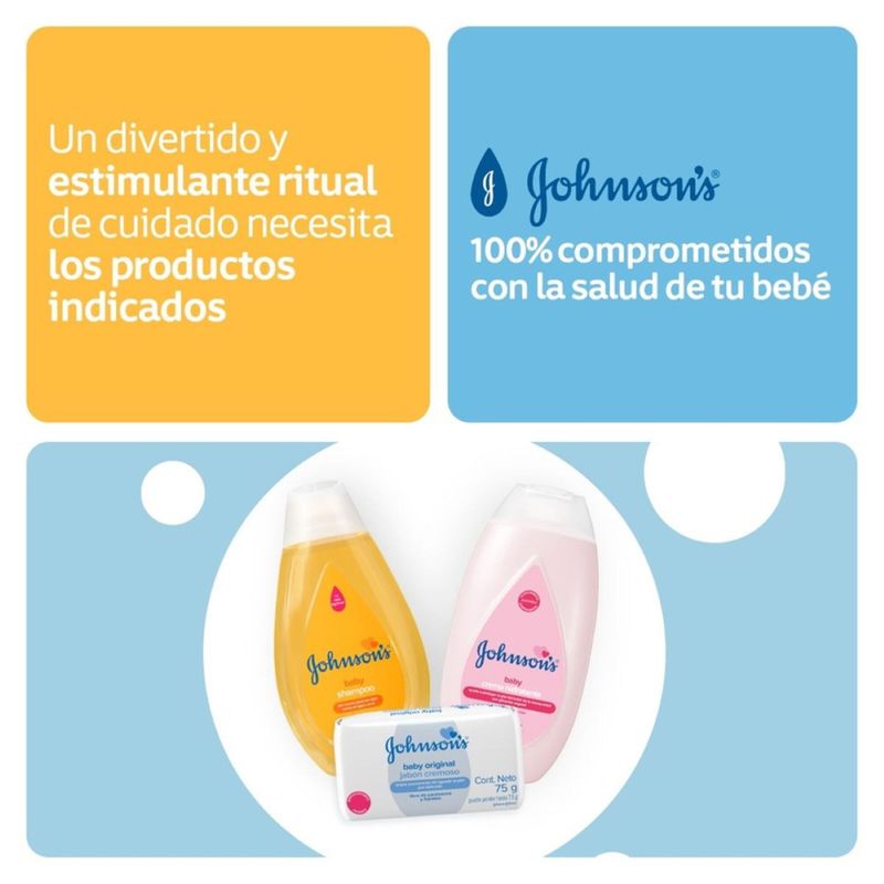 Kit Johnson's Baby Crema Shampoo Jabón