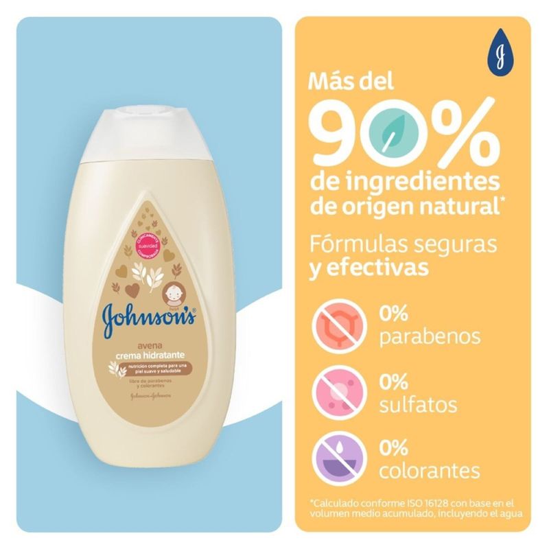 Crema Líquida Johnson Avena Frasco X 400 Ml