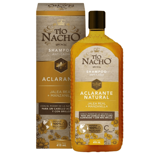 Shampoo Tío Nacho Manzanilla Frasco X 415 Ml Genomma